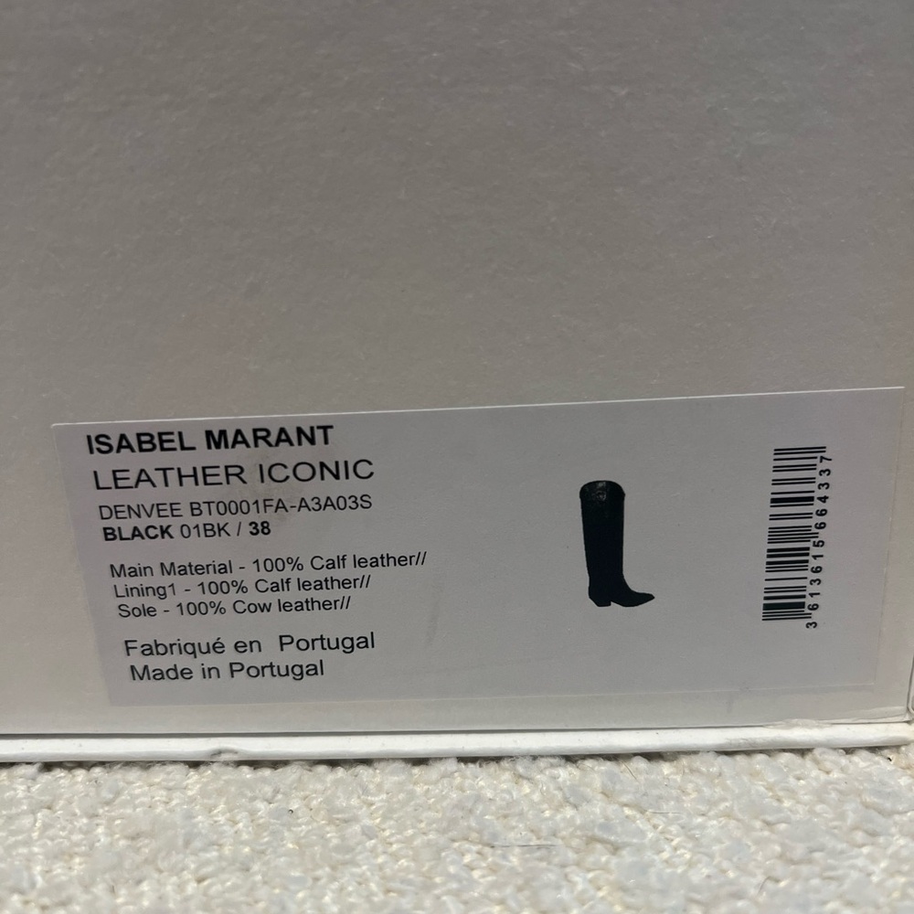 Isabel Marant Denvee Suede Western Boot sz 38 - Picture 8 of 10